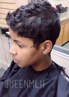 Black Pixie Haircut, Black Pixie, Short Relaxed Hairstyles, Short Black Hair, Cut Life, Super Short Hair, Sassy Hair