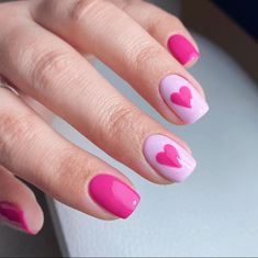 Are you looking for gorgeous spring nail designs? Here you will find the most gorgeous spring nail designs from acrylic, gel, and short nails Valentine Nails Short, Kids Nail Designs, Vday Nails, Ideas Para Uñas, Valentine Nail, Nails Yellow, Nail Goals, Cute Simple Nails, Long Nail Designs