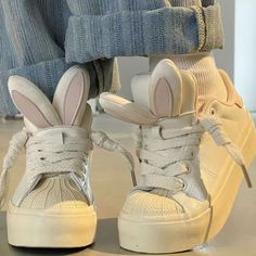 Dr Shoes, Kawaii Shoes, Kawaii Bunny, Aesthetic Shoes, Swag Shoes, Bunny Ears, Really Cute Outfits, Bunny Ear, Kawaii Clothes