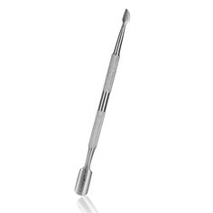 Cuticle Pusher Double Ended MANIPro Double-ended Professional Cuticle Pusher is made from stainless steel to ensure fine and sharp edges. The cuticle pusher smoothly removes the toughest cuticles without damaging the nail plate and the cleaner provides precise nail plate clean-up. Caution: Sharp object. Keep out of the reach of children. La Nails, Cuticle Care, Keep Out, Nail Cuticle, Round Nails, Nail Plate, Nail Art Supplies, Cuticle Pusher, Pedicure Tools