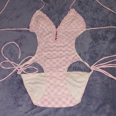 Jessica Simpson Pink And White Checkered One Piece Swimsuit. Lightly Used Once. (Please Refer To Photos.) Are You Ready For The Pink Pool Party. Pink Pool Party, Pink Pool, Pink And White Checkered, Bathing Suit Coverup, Monokini Swimsuit, Clothing Shopping, Outfit Inspo Casual, Monokini Swimsuits, Clothes Collection