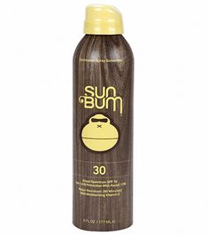 Sprays can only ship within the contiguous USA. Sprays cannot be shipped to Hawaii or Alaska, or to PO boxes. This easy to use, ultra sheer/dry touch continuous spray formula will protect your skin from harmful UVA/UVB rays while enriching your skin with Vitamin E, an antioxidant that helps to neutralize free radicals, which are the main cause of premature skin aging. UVA/UVB Broad Spectrum Protection Water Resistant / 80 Minutes Product of USA Reef Friendly Spray Sunscreen, Sunscreen Spray, Sun Bum, Surf Accessories, Spray Can, Makeup Skin Care, Aging Skin, Skin Makeup, Active Ingredient