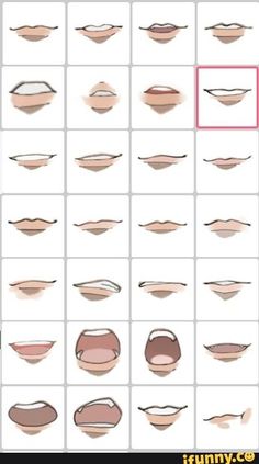 an image of different shapes and sizes of lips