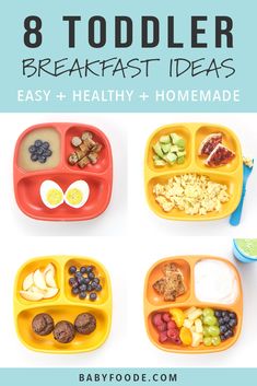 the 8 toddler breakfast ideas that are easy and healthy