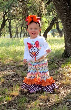 Wild Turkey Outfit...Double Ruffle Pants and by ThreeWildGirls, $42.50 Thanksgiving Hair, Fall Sewing, Wild Turkey, Ruffle Pants, Fall Clothing, Turkey Size, Girls Boutique, Thanksgiving Outfit, Holidays With Kids