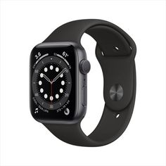 the apple watch series 4 is shown in black