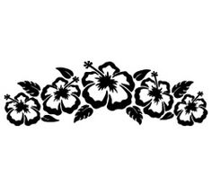 a black and white flower border on a white background with the words, flowers are blooming all over it