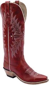 Classic Red Snip Toe Boots, Classic Red Winter Boots, Classic Red Boots With Round Toe, Red Round Toe Boots For Fall, Burgundy Pointed Toe Casual Boots, Western Burgundy Leather Boots, Burgundy Closed-toe Winter Boots, Burgundy Closed Toe Boots For Winter, Red Western Boots With Round Toe