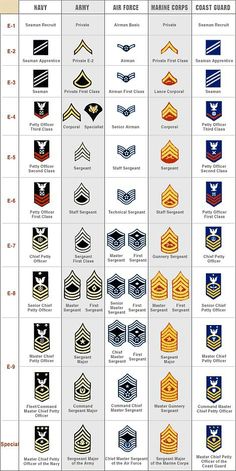 I grew up looking at those Army ranks. Daddy retired Command Sergeant Major. Miejski Survival, Vojenský Humor, Wojskowy Humor, Army Ranks, Military Insignia, Army Strong, Military Humor, Army Life