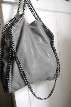 Grey Handbag, Falabella Bag, Prada Purses, Mode Shoes, Sac Diy, Stella Mc, Stella Mccartney Falabella, Bag Obsession