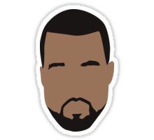 the face of a man with a beard and black hair is shown in this sticker