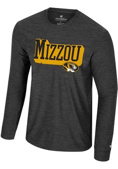 Keep cool while showing your Missouri Tigers spirit in this Black Edey T-Shirt. This Long Sleeve is the perfect Tee for working out, heading to class, or cheering on the Tigers. Featuring a rubberized print of team name across front chest, there's no mistaking your Missouri Tigers pride in this Tigers Edey T-Shirt! Imported Missouri Tigers Shirt, New York City Fc, Missouri Tigers, Tiger T Shirt, Team Name, Keep Cool, Team Names, Stay Cool, Tigers