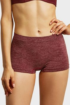 Wear this heathered, seamless boyshort whenever you want to give your curves a smooth and sleek shape. Nylon/spandex. Seamless, trunk-style construction. Mid rise.Colors in pack include: Black, Navy, Burgundy, Olive, Red, & TaupeOne Size Fits MostFabric: 62% Nylon, 30% Polyester, 8% Spandex Bag Icon, Kids Sale, Back Women, Women Helping Women, Beauty Body, Gifted Kids, Cardigan Jacket, Boy Shorts, Jeans Dress