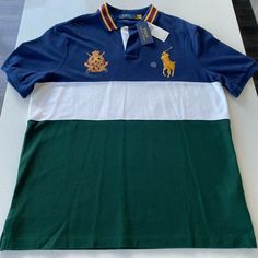 Brand New W/ Tags Ralph Lauren Rugby Shirt, Rugby Fashion, Slim Fit Polo Shirts, Polo Ralph Lauren Shorts, Ralph Lauren Polo Shirts, Slim Fit Polo, Ralph Lauren Shorts, Fashion Suits, Golf Polo Shirts