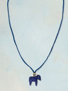 14k Yellow Gold, Woven Tenara Thread Lapis Necklace Length: 16" Pendant Size: .5" Ethically Handcrafted in Ojai, California Ojai California, Lapis Necklace, Necklace Length, Necklace Lengths, Thread, Yellow Gold, California, Pendant, Yellow