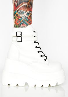 Free, fast shipping on White Platform Wedge Rave Boots at Dolls Kill, an online boutique for punk & rock fashion. Shop punk boots, Demonia, Dr. Martens, & platform shoes. High-top Platform Moto Boots For Streetwear, Alternative High-top Wedge Boots For Streetwear, High-top Chunky Platform Moto Boots For Streetwear, Edgy High-top Platform Boots With Buckle Closure, Edgy High-top Platform Boots With Buckle, Edgy Platform Boots With Buckle Closure For Streetwear, Chunky Platform Wedge Boots For Streetwear, Edgy Streetwear Platform Boots With Buckle Closure, High-top Moto Boots With Buckle Closure For Streetwear