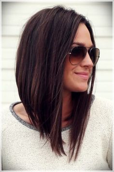 Hair cuts shoulder length bob medium haircuts 44+ ideas Styling Long Bob, Sanggul Modern, Nutrition Quotes, Stacked Bob, Stacked Bob Haircut, Fitness Exercises, Long Bob Haircuts, Super Hair, Short Bob Haircuts