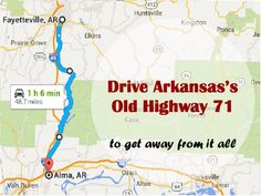 This Road To Nowhere In Arkansas Will Take You Away From It All Arkansas Vacation, Arkansas Waterfalls, Arkansas History, Arkansas Road Trip, Arkansas Vacations, Road To Nowhere, Motorcycle Rides, Arkansas Travel, Road Maps