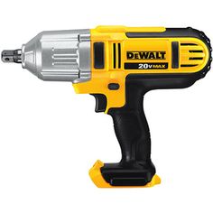 the dewt cordless drill is on display