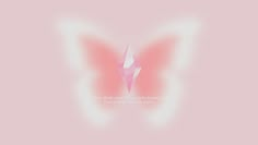 a pink and white butterfly with a quote on the back ground that says, i am not sure what this image is