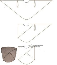 the instructions for how to make an origami hat with scissors and thread on it