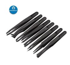 10 pcr drill bit set with black handles and blades for use on woodworking