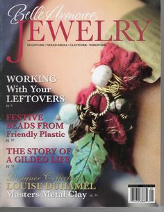 the front cover of jewelry magazine with an image of a woman's arm and bracelet