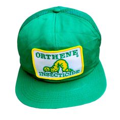 Please Note: The Hat Has Never Been Worn. It Was Acquired At An Estate Sale From A Collector. One Size Fits All. Adjustable Snapback. Location: Men’s Vintage Hats Box 1 Vintage Green Snapback Hat For Outdoor, Green Vintage Trucker Hat For Outdoor, Vintage Green Adjustable Snapback Hat, Green Vintage Adjustable Snapback Hat, Green Adjustable Vintage Snapback Hat, Vintage Green Baseball Cap With Flat Brim, Vintage Green Trucker Hat For Streetwear, Vintage 5-panel Baseball Cap For Summer, Vintage Snapback Hat For Summer Outdoor Activities