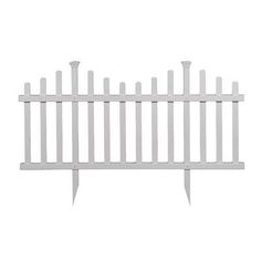 a white picket fence on a white background