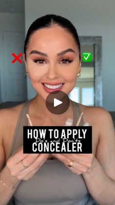 313K views · 8.2K reactions | There’s no right or wrong, but I do have my fav ways to apply concealer!😉 Smooth flawless and bright I got you!

-Concealer @dominiquecosmetics Almond milk (lighter shade)
Cafe con leche (neutral shade)
-Setting powder @dominiquecosmetics Smooth & Blur Hydrating powder
-Sponge @dominiquecosmetics 

#makeuptips #makeup #makeuptutorial #concealer #makeuphack | Christen Dominique | Christen Dominique · Original audio Christen Dominique, Apply Concealer, Beauty Routine Tips, How To Apply Concealer, Right Or Wrong, How To Apply Makeup, I Got You, Almond Milk