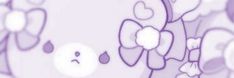 an abstract purple background with hearts and flowers