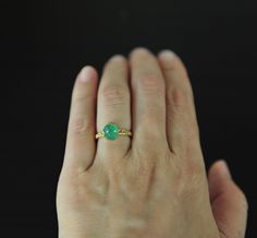 Rare find candy green icy jadeite jade pi xiu ring in 18K solid gold. 3D carved ring band, elegant design. Perfect for daily wear, anniversary gift, proposal jade ring. Enjoy :) About this Ring: Condition: Brand new Metal: 18K solid gold, yellow gold Type of jade: jadeite jade Color of jade: green  Approximate Jade(green) size: 6MM x 7MM, 0.2" x 0.16" Green Jade Ring, Jade Color, Carved Ring, New Metal, Jade Ring, Ring Dainty, Green Jade, Ring Band, Jade Green