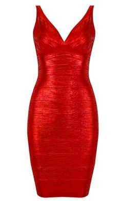 Red Glitter Dress, Red V Neck Dress, Red Bandage Dress, V Neck Cocktail Dress, Red Sleeveless Dress, Red Evening Dress, Red Cocktail Dress, Red Dress Short, Short Cocktail Dress