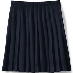 The easiest way to look smart for school? Pleats, please! With unbeatable drape and a pull-on-and-go hidden adjustable waist — in our easy-care blend that stands up to the spin cycle with no need to iron. Below-the-knee length. White Cotton Skirt, Concert Dresses, School Uniform Kids, Pleated Tennis Skirt, Classic Skirts, Pleats Please, Kids Outfits Girls, Straight Skirt, Gray Skirt