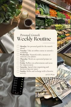 Productive Monday Routine, Goals For Every Month, Monthly Reset Goals, Monthly Reset Routine Checklist, Daily Weekly Monthly Self Care, Sunday Habits For A Productive Week, Healthy Habits Motivation, Weekly Routine, Life Changing Habits