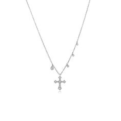 Gothic Cross Necklace, Gothic Cross, Jewish Star, Gothic Crosses, Sparkle Diamonds