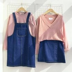 Bff Fashion, Korean Fashion Ideas, Bff Outfits, Korean Fashion Trends, Boring Clothes, Ulzzang Fashion, Couple Outfits, Korean Outfits, Waist Bag