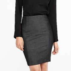 Express Gray Pencil Skirt New With Tags Pencil Skirt For Business Casual With Lining, Fall Office Pencil Skirt, Lined Pencil Skirt For Business Casual, Office Lady Mini Skirt For Office Wear, Office Lady Workwear Relaxed Skirt, Relaxed Pencil Skirt For Office Wear, High Waist Relaxed Pencil Skirt For Office, High Waist Lined Pencil Skirt For Office, High Waist Lined Skirt For Office