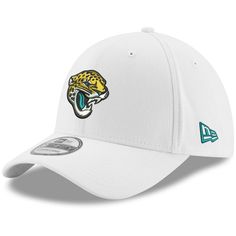 Do you want everyone to know that you're a truly devoted Jacksonville Jaguars fan? You can do just that by wearing this outstanding Jacksonville Jaguars Iced 39THIRTY flex hat from New Era. It features amazingly crisp Jacksonville Jaguars graphics on the crown, perfect for showcasing your unwavering loyalty to the team.Do you want everyone to know that you're a truly devoted Jacksonville Jaguars fan? You can do just that by wearing this outstanding Jacksonville Jaguars Iced 39THIRTY flex hat fro White Sporty Hat With Curved Brim For Fan Gear, Jacksonville Jaguars, Curves Workout, The Team, Fitted Hats, The Crown, Jaguar, Hats For Men, New Era