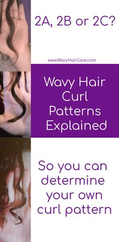 Hair Patterns Chart, Hair Curl Type Chart, Curly Hair Pattern Chart, Types Of Wavy Hair Chart, Different Types Of Wavy Hair, Haircuts For 2b Wavy Hair, Wavy Hair Chart, Wavy Hair Types Chart, Do I Have Wavy Hair