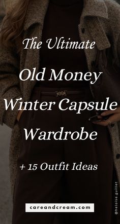 Old money winter capsule wardrobe guide, featuring all the must-have old money winter wardrobe essentials, along with 15 classy winter outfits. Be inspired by old money winter outfits for women to elevate your aesthetic. Get winter outfit inspiration to create your unique style. Winter basics wardrobe, women’s fashion outfits winter. Practical Winter Outfits For Women, Layering For Winter Cold Weather, Womens Wool Coat Outfit, Upper East Side Winter Fashion, Gray Fur Vest Outfit, Princess Diana Winter Outfits, Class Winter Outfits, New England Winter Fashion, Layered Looks For Winter