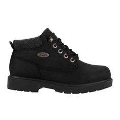 PRICES MAY VARY. Water resistant upper Flexastride molded memory foam insole Padded tongue & collar Classic Lugz rugged hardware and eyelets TPR outsole Heeled Lace Up Boots, Chukka Boot, Boot Brands, 8 M, Work Boots, Lace Up Boots, Chukka Boots, Ankle Booties, All Black Sneakers