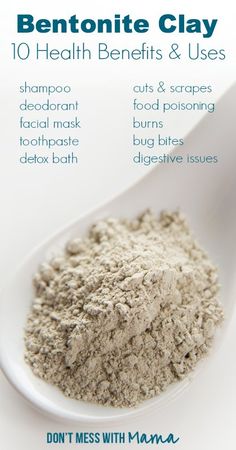 Bentonite Clay: 10 Health Benefits & Uses #naturalremedy #diybeauty #health - DontMesswithMama.com Tomato Nutrition, Coconut Health Benefits, Benefits Of Coconut Oil, Diy Spa, Bentonite Clay, Clean Living, Back To Nature, Health Remedies, Natural Healing