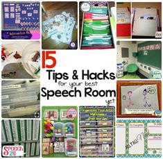 the top five tips and hacks for your speech room yet so many things to do