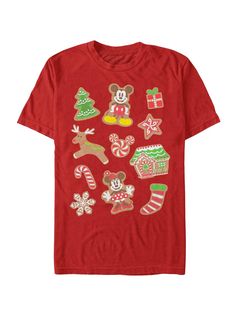 Minnie Gingerbread, Disney Duos, Christmas Gingerbread Cookies, Disney Designs, Disney Shirt, Mickey Mouse And Friends, Graphic Top, Classic Disney, Disney Tops