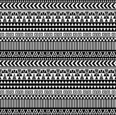 a black and white pattern with geometric shapes