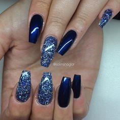 Elegance Nails, Wedding Nail Art Design, Gel Acrylic Nails, Blue Acrylic Nails, Feminine Chic, Nail Art Wedding, Acrylic Nail Art