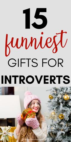 a girl in pink hat and mittens with text overlay that reads 15 funest gifts for innovants