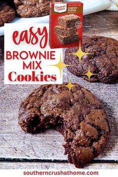 Box Brownies Cookies, Things To Make With Brownie Mix Boxes, Fudge Brownie Box Mix Recipes, Easy Brownie Cookies 3 Ingredients, Brownie Cookies Recipes Easy, Brownie Cookie Recipe Cake Mixes, Cheesecake Brownie Cookies, Betty Crocker Fudge Brownie Mix Recipes, Cookie Brownies From Mix Boxes