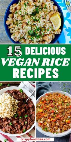 15 delicious vegan rice recipes